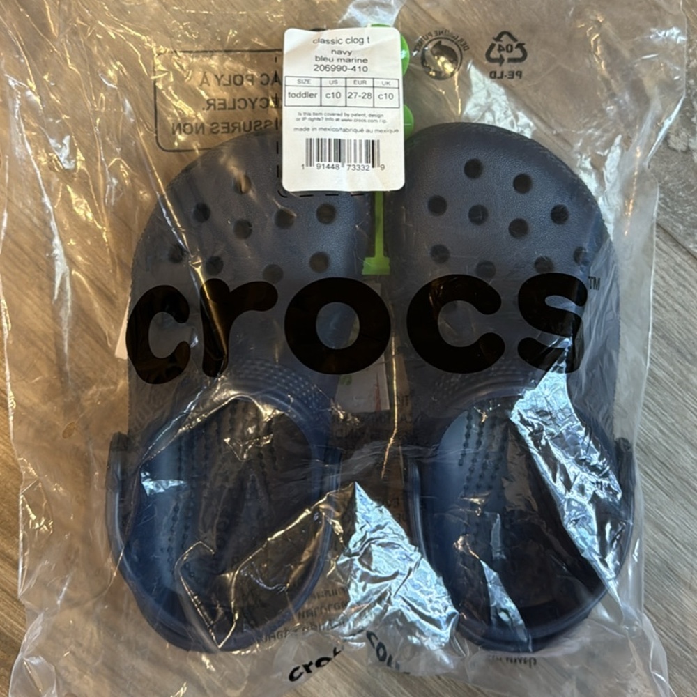 Classic Toddler Clogs Navy